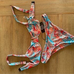 Vetchy - Tropical Print Bikini Set